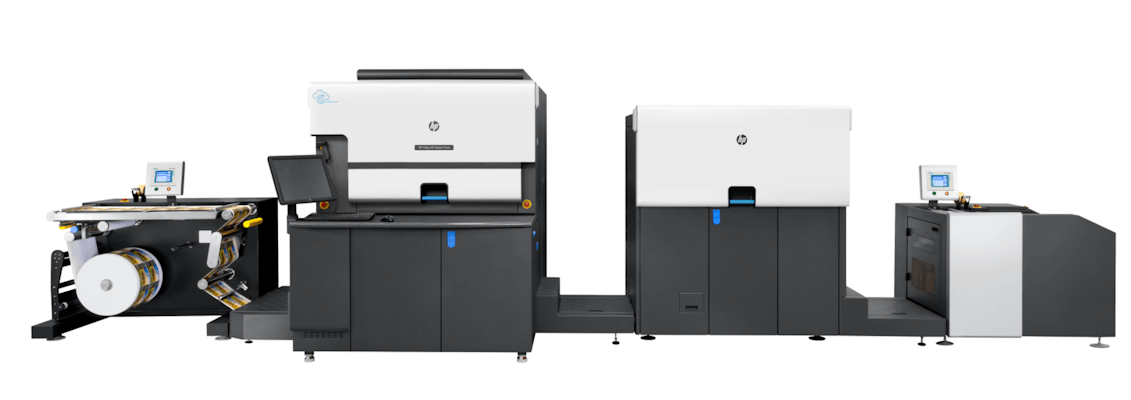 HP Indigo 6900 2018 model dijital etiket baskı makinesi