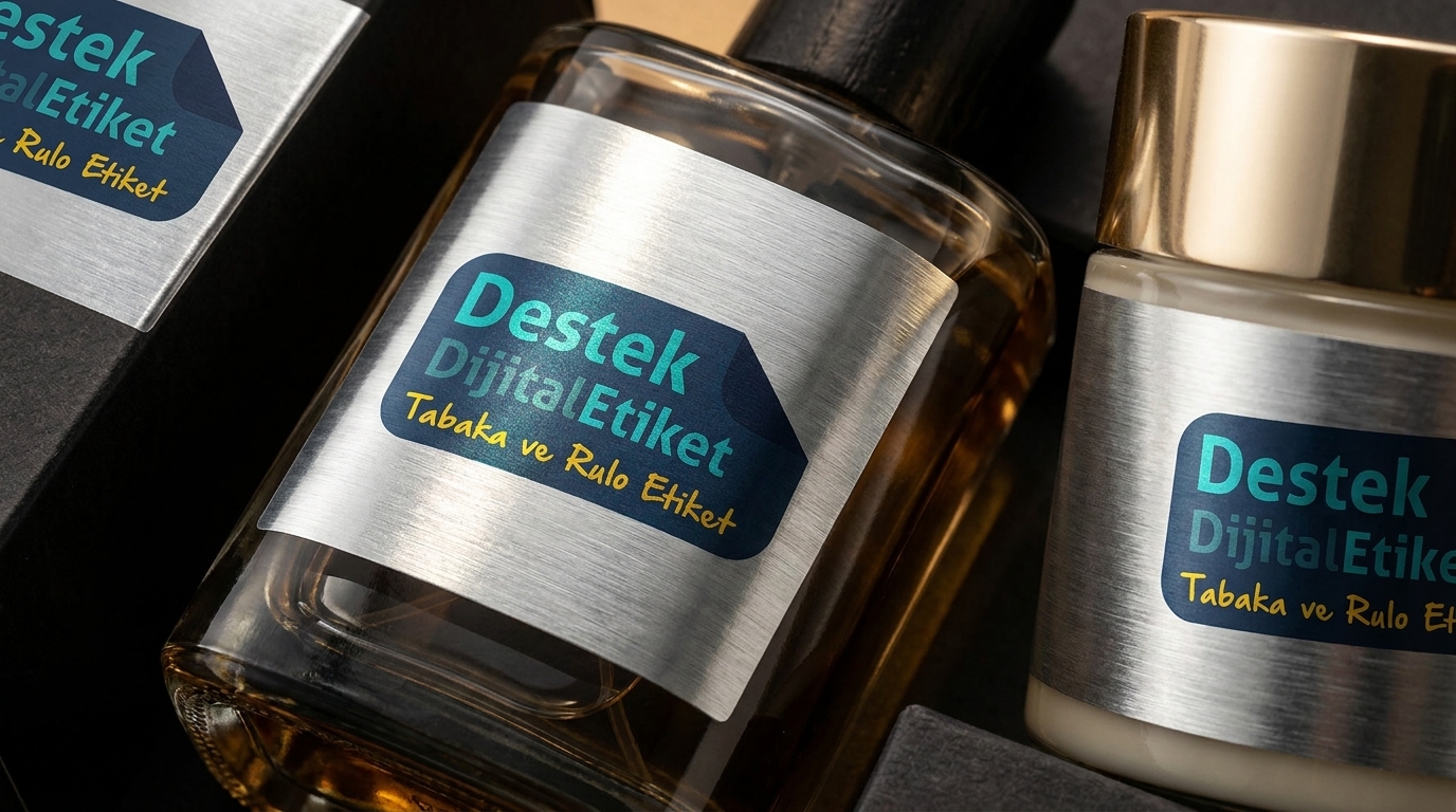 Makyaj ürünlerinde metalize kozmetik etiketleri