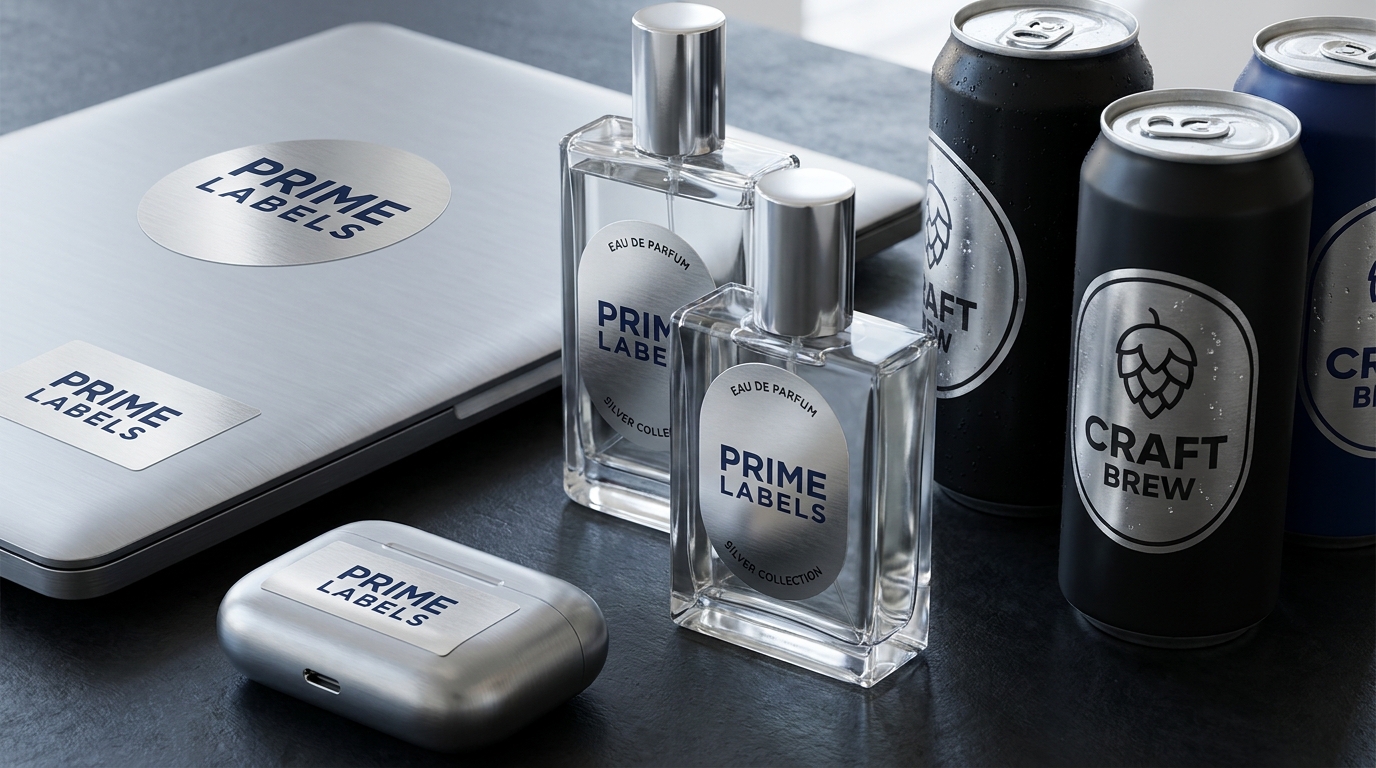 Silver etiket numune görünümü